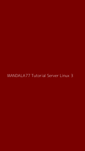 Tampilan Antarmuka Aplikasi Mandala77 Tutorial Server Linux - 3