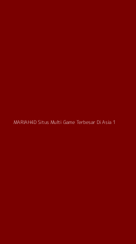 Tampilan Antarmuka Aplikasi Mariah4d Situs Multi Game Terbesar Di Asia - 1