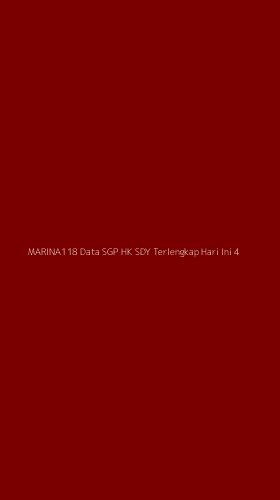 Tampilan Antarmuka Aplikasi Marina118 Data Sgp Hk Sdy Terlengkap Hari Ini - 4