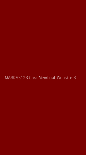 Tampilan Antarmuka Aplikasi Markas123 Cara Membuat Website - 3