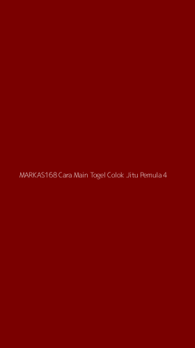 Tampilan Antarmuka Aplikasi Markas168 Cara Main Togel Colok Jitu Pemula - 4