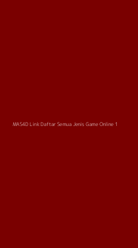 Tampilan Antarmuka Aplikasi Mas4d Link Daftar Semua Jenis Game Online - 1
