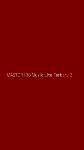 Tampilan Antarmuka Aplikasi Master188 Musik Lite Terbaru - 3