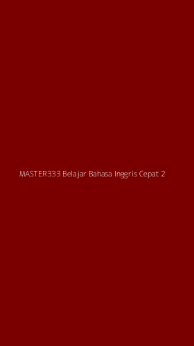 Tampilan Antarmuka Aplikasi Master333 Belajar Bahasa Inggris Cepat - 2