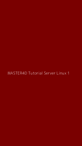 Tampilan Antarmuka Aplikasi Master4d Tutorial Server Linux - 1