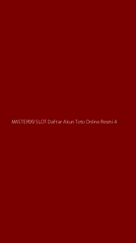 Tampilan Antarmuka Aplikasi Master99 Slot Daftar Akun Toto Online Resmi - 4
