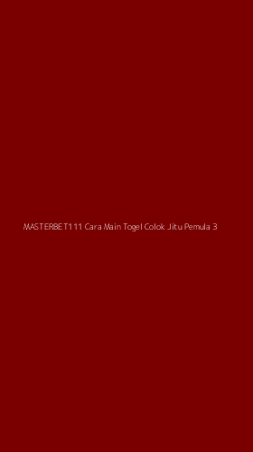 Tampilan Antarmuka Aplikasi Masterbet111 Cara Main Togel Colok Jitu Pemula - 3