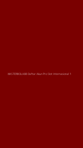 Tampilan Antarmuka Aplikasi Masterbola88 Daftar Akun Pro Slot Internasional - 1