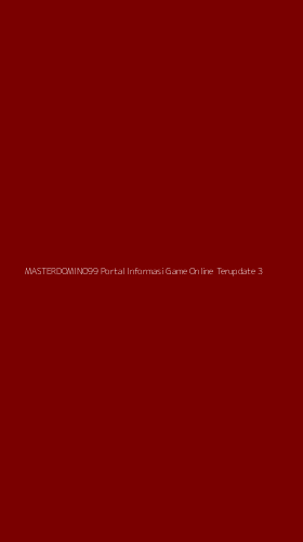 Tampilan Antarmuka Aplikasi Masterdomino99 Portal Informasi Game Online Terupdate - 3
