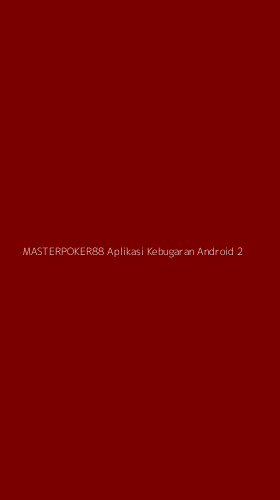 Tampilan Antarmuka Aplikasi Masterpoker88 Aplikasi Kebugaran Android - 2