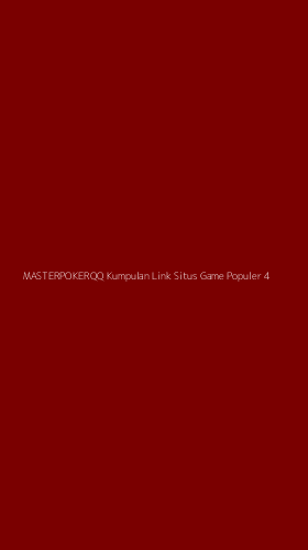 Tampilan Antarmuka Aplikasi Masterpokerqq Kumpulan Link Situs Game Populer - 4