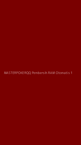 Tampilan Antarmuka Aplikasi Masterpokerqq Pembersih Ram Otomatis - 1