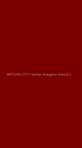 Tampilan Antarmuka Aplikasi Masterslot777 Aplikasi Kebugaran Android - 2