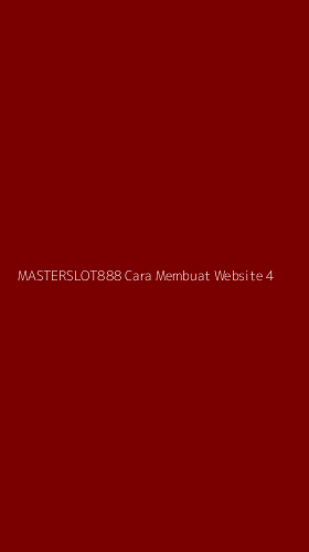 Tampilan Antarmuka Aplikasi Masterslot888 Cara Membuat Website - 4