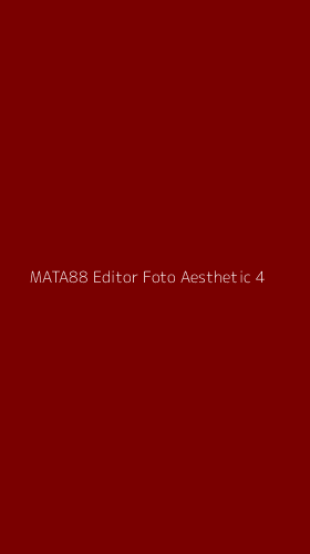 Tampilan Antarmuka Aplikasi Mata88 Editor Foto Aesthetic - 4
