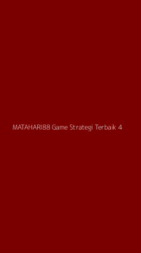 Tampilan Antarmuka Aplikasi Matahari88 Game Strategi Terbaik - 4