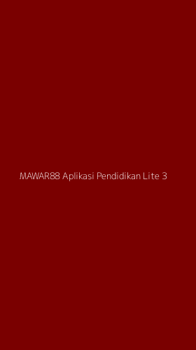 Tampilan Antarmuka Aplikasi Mawar88 Aplikasi Pendidikan Lite - 3