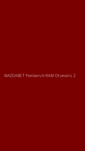 Tampilan Antarmuka Aplikasi Mazdabet Pembersih Ram Otomatis - 2
