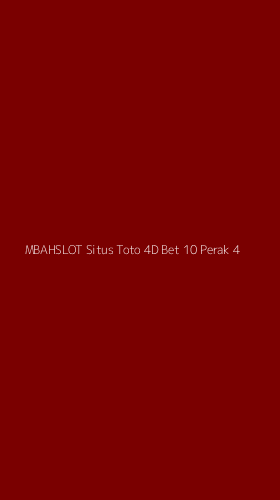 Tampilan Antarmuka Aplikasi Mbahslot Situs Toto 4d Bet 10 Perak - 4