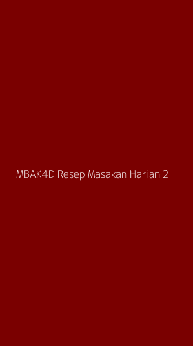 Tampilan Antarmuka Aplikasi Mbak4d Resep Masakan Harian - 2