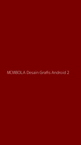 Tampilan Antarmuka Aplikasi Mcmbola Desain Grafis Android - 2