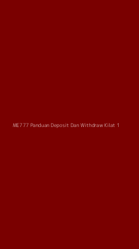 Tampilan Antarmuka Aplikasi Me777 Panduan Deposit Dan Withdraw Kilat - 1