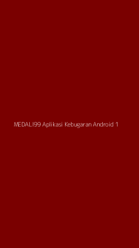 Tampilan Antarmuka Aplikasi Medali99 Aplikasi Kebugaran Android - 1
