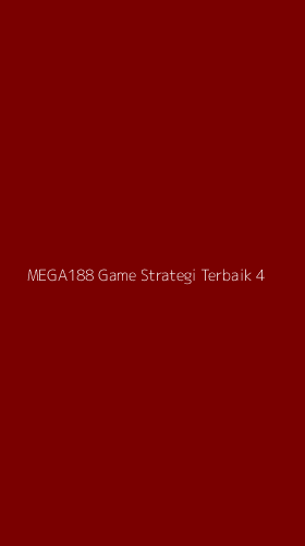 Tampilan Antarmuka Aplikasi Mega188 Game Strategi Terbaik - 4