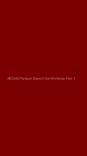 Tampilan Antarmuka Aplikasi Mega4d Panduan Deposit Dan Withdraw Kilat - 3