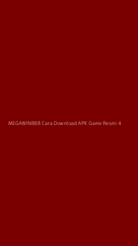 Tampilan Antarmuka Aplikasi Megawin888 Cara Download Apk Game Resmi - 4