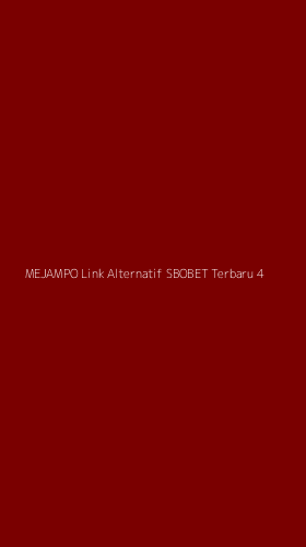 Tampilan Antarmuka Aplikasi Mejampo Link Alternatif Sbobet Terbaru - 4