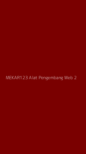 Tampilan Antarmuka Aplikasi Mekar123 Alat Pengembang Web - 2