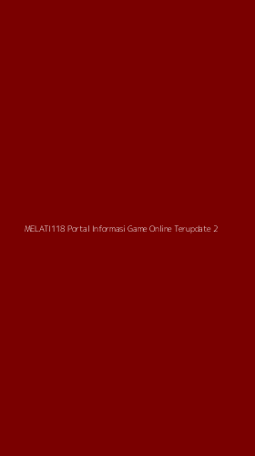 Tampilan Antarmuka Aplikasi Melati118 Portal Informasi Game Online Terupdate - 2
