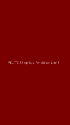 Tampilan Antarmuka Aplikasi Melati188 Aplikasi Pendidikan Lite - 3