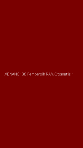 Tampilan Antarmuka Aplikasi Menang138 Pembersih Ram Otomatis - 1