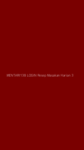 Tampilan Antarmuka Aplikasi Mentari138 Login Resep Masakan Harian - 3