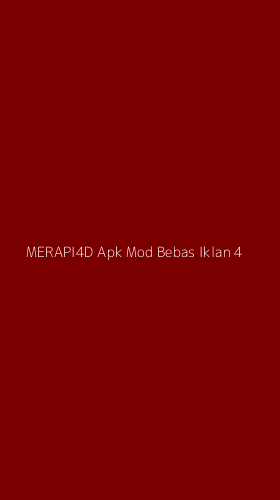 Tampilan Antarmuka Aplikasi Merapi4d Apk Mod Bebas Iklan - 4