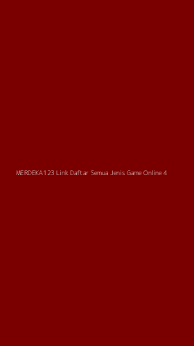 Tampilan Antarmuka Aplikasi Merdeka123 Link Daftar Semua Jenis Game Online - 4