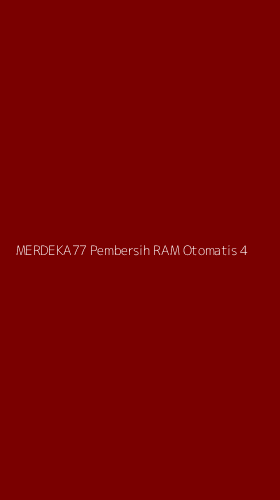 Tampilan Antarmuka Aplikasi Merdeka77 Pembersih Ram Otomatis - 4