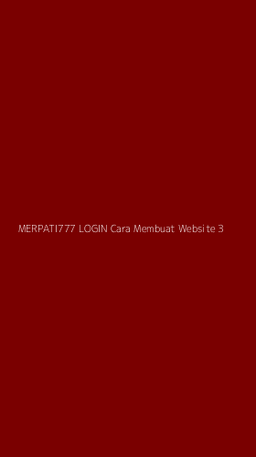 Tampilan Antarmuka Aplikasi Merpati777 Login Cara Membuat Website - 3