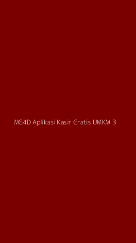 Tampilan Antarmuka Aplikasi Mg4d Aplikasi Kasir Gratis Umkm - 3