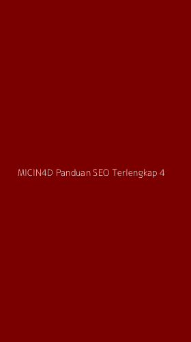 Tampilan Antarmuka Aplikasi Micin4d Panduan Seo Terlengkap - 4