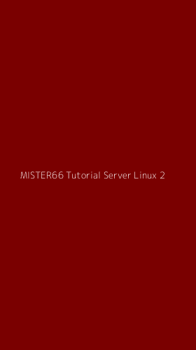 Tampilan Antarmuka Aplikasi Mister66 Tutorial Server Linux - 2