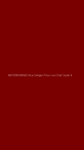 Tampilan Antarmuka Aplikasi Misterdomino Situs Dengan Fitur Live Chat Cepat - 4