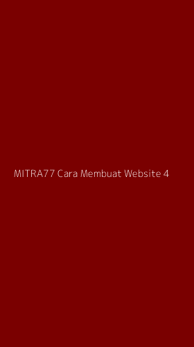 Tampilan Antarmuka Aplikasi Mitra77 Cara Membuat Website - 4