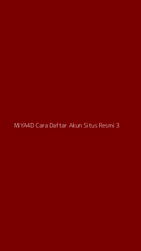 Tampilan Antarmuka Aplikasi Miya4d Cara Daftar Akun Situs Resmi - 3