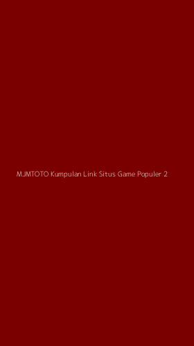 Tampilan Antarmuka Aplikasi Mjmtoto Kumpulan Link Situs Game Populer - 2