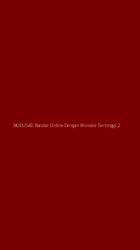 Tampilan Antarmuka Aplikasi Modus4d Bandar Online Dengan Winrate Tertinggi - 2