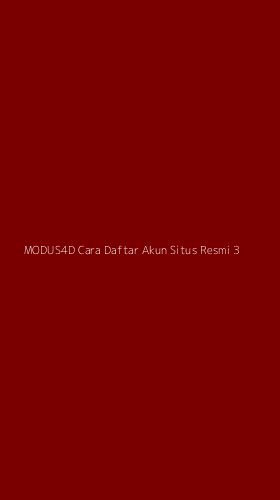 Tampilan Antarmuka Aplikasi Modus4d Cara Daftar Akun Situs Resmi - 3