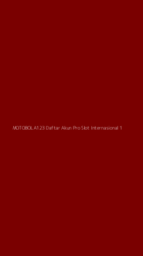 Tampilan Antarmuka Aplikasi Motobola123 Daftar Akun Pro Slot Internasional - 1